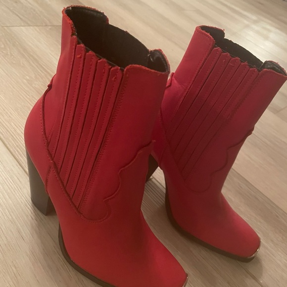 Mango real leather cow boy booties - Picture 3 of 6